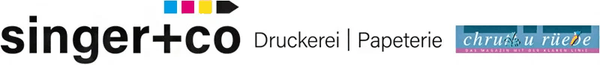 Singer + Co, Druckerei und Papeterie, chrutt u rüebe